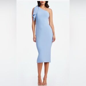 Dress the Population Tiffany One Shoulder Midi Dress